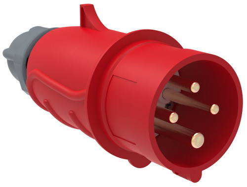 Вилка переносная ССИ-014 16А-6ч/380-415В 3P+PE IP44 MAGNUM IEK