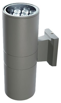 Светильник архитектурный светодиодный PWL-300110/30D 2x12w 6500K  GR IP65 230V/50Hz   Jazzway