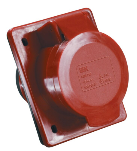 Розетка стац. скрытая ССИ-424 3Р+Е 32А 380-415В IP44 IEK