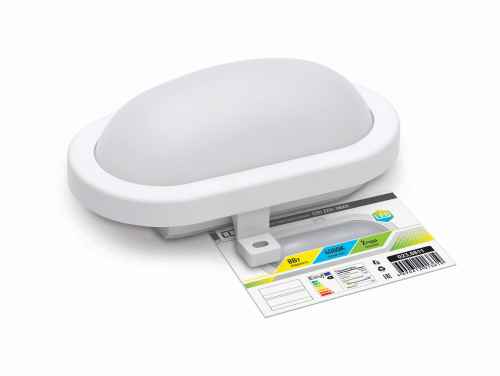 Светильник светодиодный герметичный СПП 3201 8Вт 230В 4000К 640Лм IP65 115мм ОВАЛ  