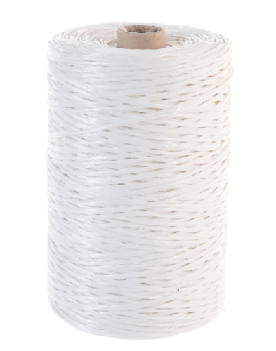 Шпагат полипропиленовый, цилиндр 1,6х500  белый 1000 текс/12