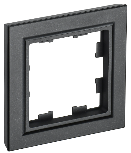 Рамка 1-местная РУ-1-БрЧ черный BRITE IEK