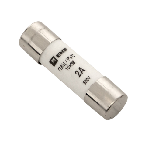 Плавкая вставка цилиндрическая ПВЦ (10x38) 2А EKF
