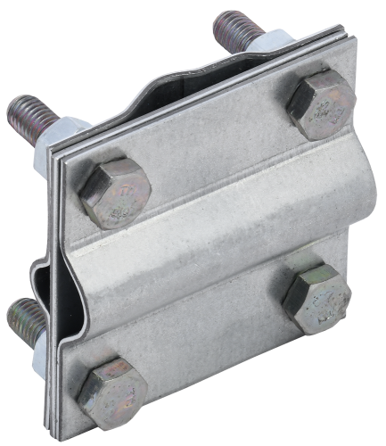 Зажим заземления крестообразный стержень-полоса/пруток оцинкованная сталь IEK