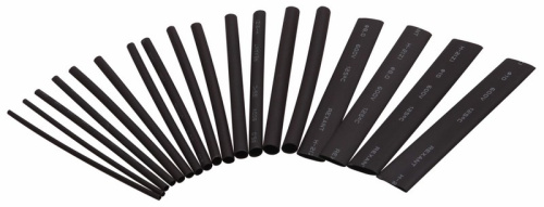 Набор термоусаживаемых трубок ТУТ нг №5 STANDARD 2:1, упаковка 18 шт. по 10 см REXANT