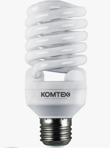 Лампа КЛЛ-С-11-827-Е27 2700К колба "Cпираль" 700Лм, 40х95мм, 220В