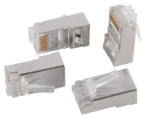Разъём RJ-45 FTP для кабеля SOLID кат.6 ITK
