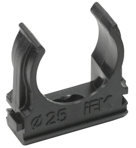 Держатель с защелкой CF25 черный (10шт/компл) ELASTA IEK