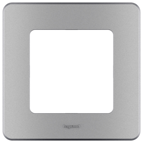 Рамка 1-местная алюминий INSPIRIA