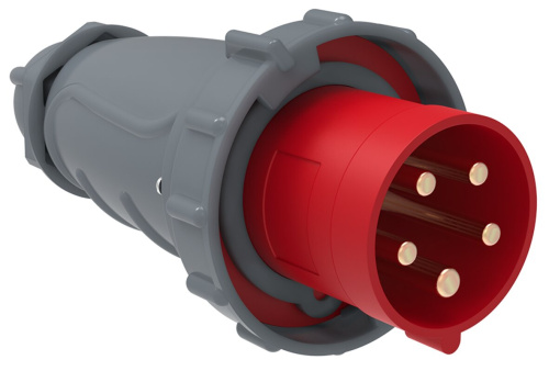 Вилка переносная ССИ-035 63А-6ч/200/346-240/415В 3P+PE+N IP67 MAGNUM IEK