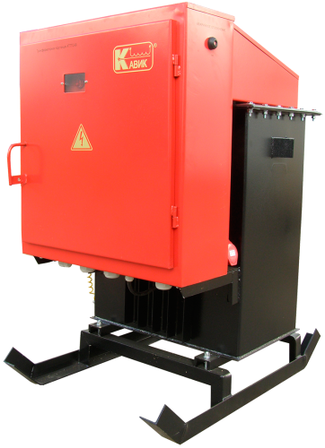 Трансформатор для прогрева бетона КТПТО-80.0 (Входной автомат,панель приборов и индикации,380В,80кВА