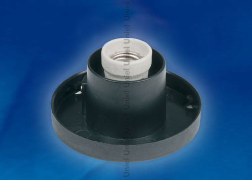 Основание UFP-А02BE  BLACK (пластик,черный) патрон Е27, соедин-е c рассеивателем-посадочный