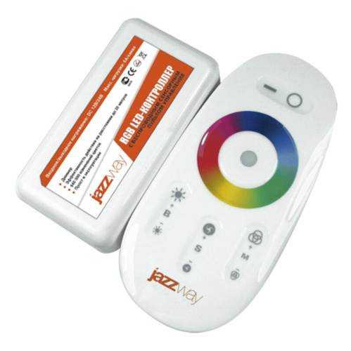 Контроллер RGB PRC-4000RF WH (белый)   12/24V 216/432Вт Jazzway