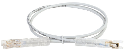 Патч-корд 110-110 1 пара, кат.5Е, 1м, серый ITK