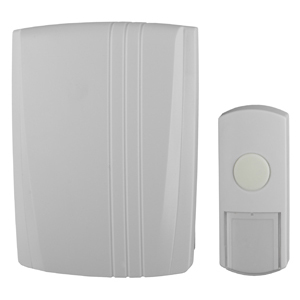 Звонок дверной ЭРА D95 проводной белый 1 мелодия