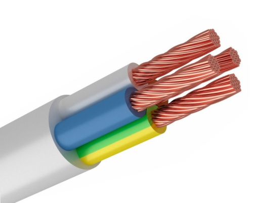 Провод ПВС 4х4 бел.