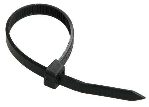 Хомут 3,6х100мм нейлон черный (100шт) IEK