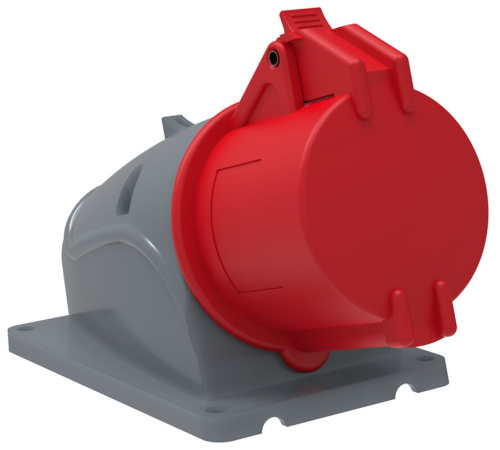 Розетка стационарная ССИ-124 32А-6ч/380-415В 3P+PE IP44 MAGNUM IEK