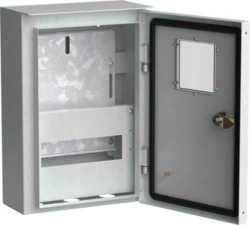 Корпус металлический коттеджный ЩУРн-1/9 (370х250х135мм) У1 IP54 TITAN IEK