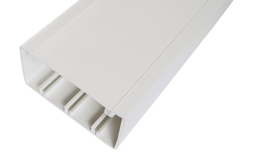 SPL Кабель-канал с крышкой 130х50х2000мм (белый) 10 м
