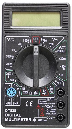 Мультиметр DT 838 61/10/513