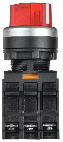 Переключатель с подсветкой на 2 положения 1NO+1NC красный MASTER IEK