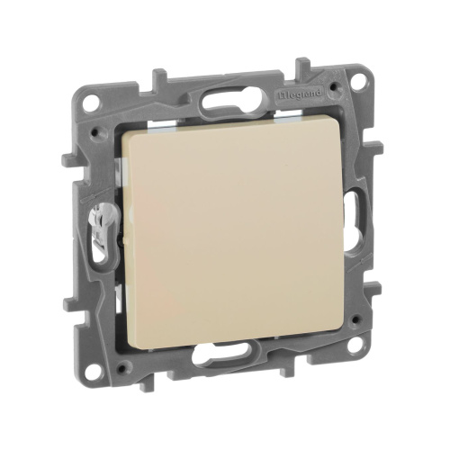 Переключатель 1-клавишный промежуточный Слоновая кость Legrand Etika 