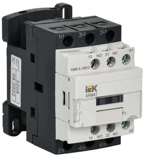Контактор КМИ-А-10912 LC1D 9А 400В/АС3 1NO/1NC ARMAT IEK