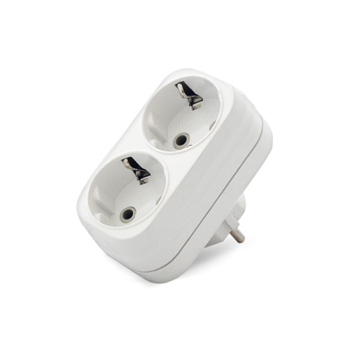 Разветвитель 2гн с/з плоский бел 16 А