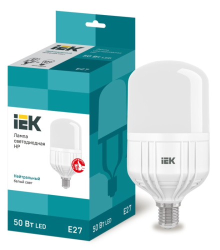 Лампа светодиодная HP 50Вт 230В 4000К E27 IEK