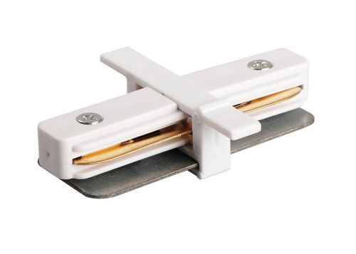 Аксессуар к шинопроводу PTR/R CI-WH Коннектор белый I-обр. (встраиваемый) Jazzway