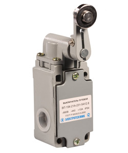 Выключатель путевой ВП-15К-21А-231-54 У2.3 рычаг полумгновенный с роликом