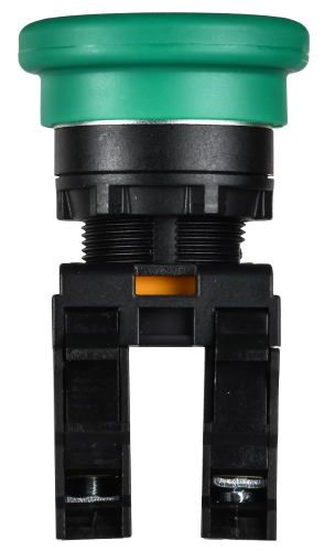 Кнопка "Грибок" без фиксации d=22мм 1NO+1NC зелёная MASTER IEK