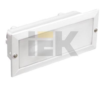 Светильник НВП3102 белый/прямоугольник без решетки 60Вт IP54 IEK