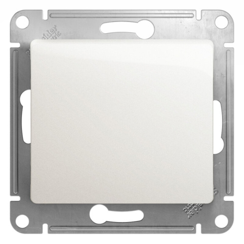 Выключатель 1-клавишный сх.1, 10АХ, механизм, ПЕРЛАМУТР GLOSSA
