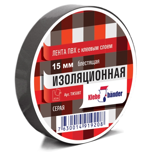 Изолента ПВХ 19ммх20м Klebebander красная