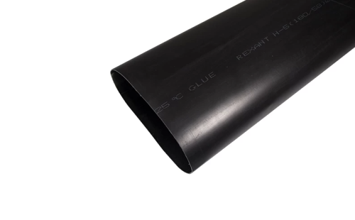 Трубка термоусаживаемая среднестенная клеевая СТТК (3-4:1)-180/58 черная REXANT