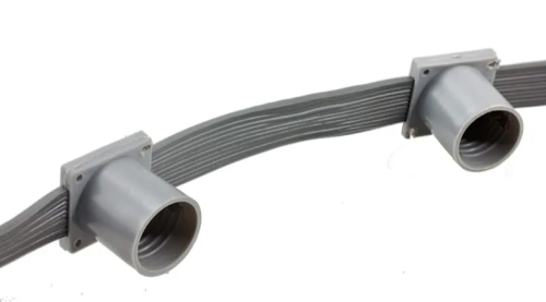 Гирлянда Belt-Light 5 жил, 100м, шаг 15см, 665 патронов E27, IP20, серый провод NEON-NIGHT