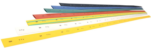 Трубка термоусадочная ТТУ нг-LS 4/2 желто-зеленая (1м) IEK