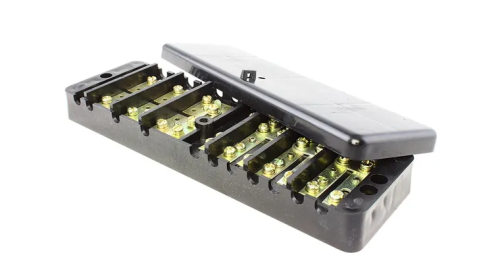 Коробка клеммная испытательная переходная ККИ2-2 (латунь, прозрачная крышка) EKF