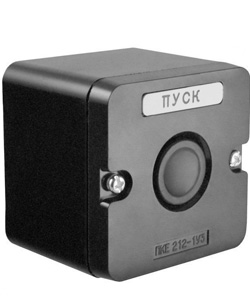 Пост кнопочный ПКЕ 212-1 черная