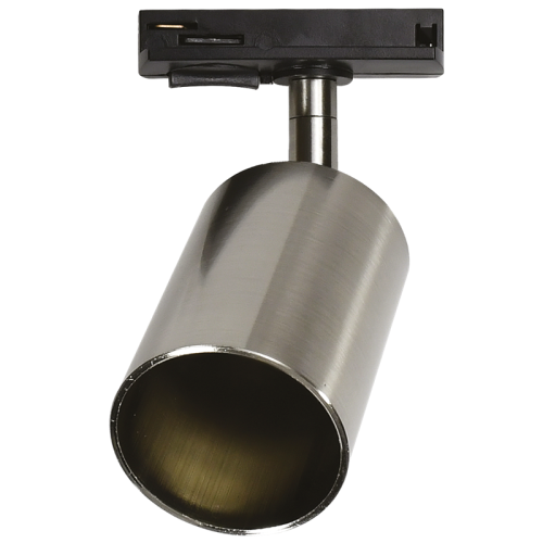 Светильник трековый под лампу PTR  26 GU10 SN (матовый никель, компактный адаптор) 230V IP20 Jazzway