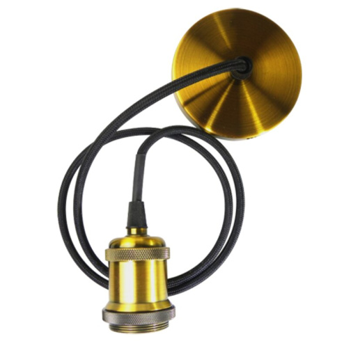 Светильник светодиодный RETRO патрон с проводом PLC 01 E27 230V/1M ANTIQUE BRONZE Jazzway