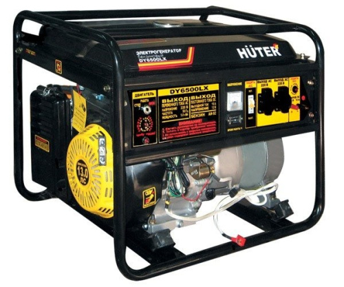 Электрогенератор HUTER DY6500LX- электростартер