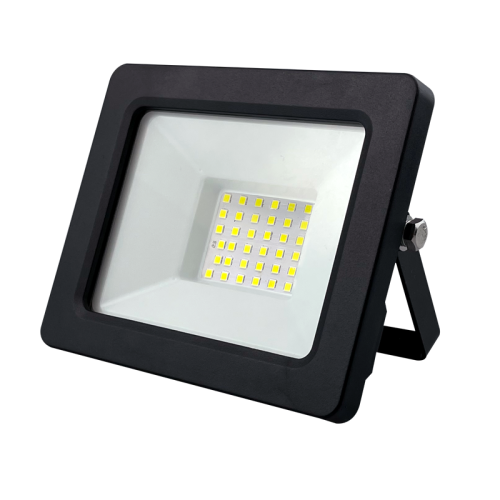 Прожектор светодиодный уличный ЭРА LPR-042-3-65K-030 30Вт 2400лм 6500K КСС Д 120° 2 года IP65 черный