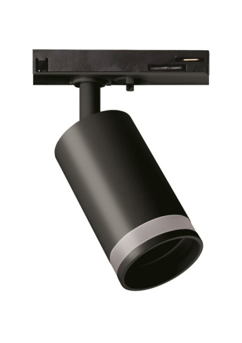 Светильник трековый под лампу PTR  28 GU10 BL 230V (чёрный) IP20 Jazzway