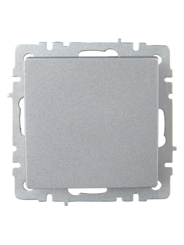 Выключатель 1-клавишный проходной 10А ВС10-1-6-БрА алюминий BRITE IEK