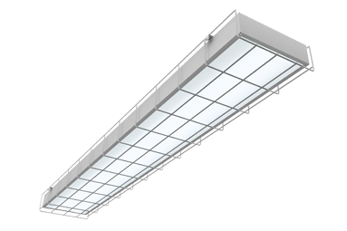 Светильник светодиодный "ВАРТОН" спортивный накладной 1195*200*50мм 36 ВТ 6500К с защитной сеткой