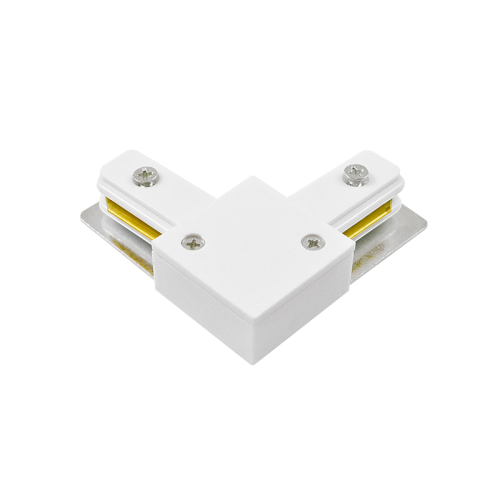 Аксессуар к шинопроводу PTR CL-WH Коннектор белый L-обр. Jazzway