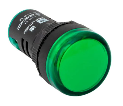 Матрица светодиодная AD16-22HS зеленый 220-400 В AC/DC EKF